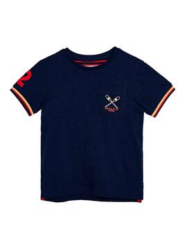 T-Shirt Mayoral Pocket Marine Blau für Junge