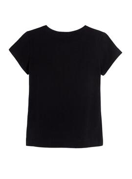 T-Shirt Mayoral Love Black für Mädchen