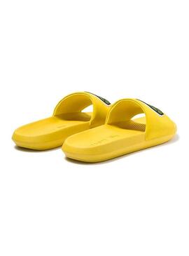 Lacoste Maxi Logo Flip Flops Gelb Herren