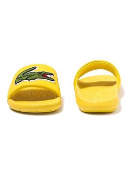 Lacoste Maxi Logo Flip Flops Gelb Herren