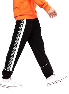 Hose Fila Jogger Telvin Schwarz Herren