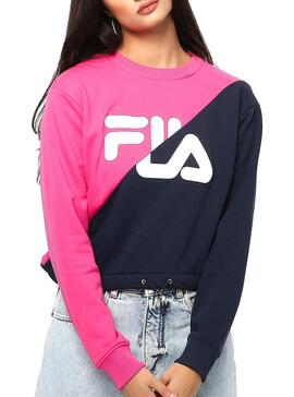 Sweatshirt Fila Banji Blau Marine Damen