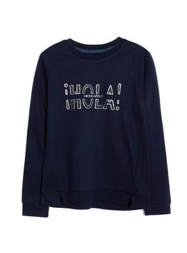 Sweatshirt Mayoral Roma Point Marine Blau für Mädc