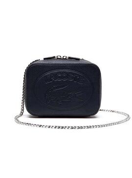 Tasche Lacoste Croco Blau Damen