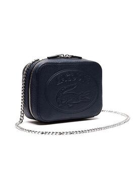 Tasche Lacoste Croco Blau Damen