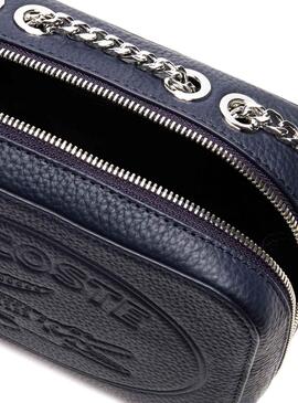 Tasche Lacoste Croco Blau Damen