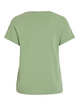 T-Shirt Vila Visus Grün Damen