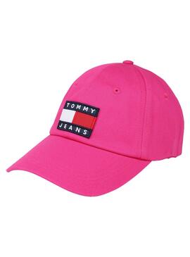 Cap Tommy Jeans Heritage Pink Für Damen