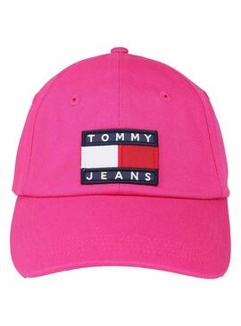 Cap Tommy Jeans Heritage Pink Für Damen