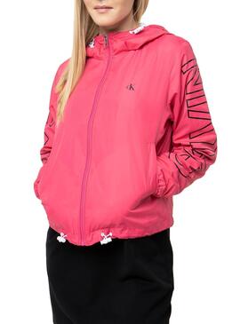 Jacke Calvin Klein Statement Pink Damen