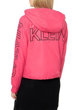 Jacke Calvin Klein Statement Pink Damen