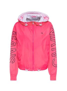 Jacke Calvin Klein Statement Pink Damen