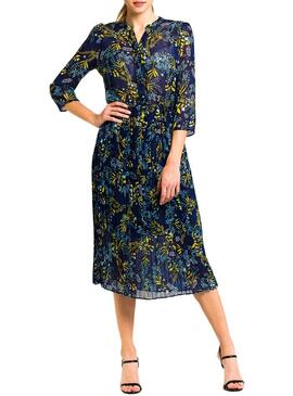 Kleid Naf Naf Midi Print Damen