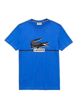 T-Shirt Lacoste TH8684 Blau Für Herren