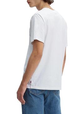 T-Shirt Levis 90S Serif Weiß Herren
