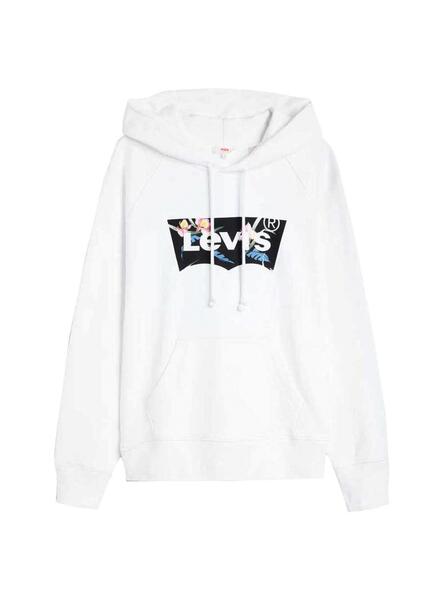 Sweatshirt Levis Graphic Sport Weiß Damen