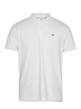 Tommy Jeans Polo Classic Solid Weiß Herren