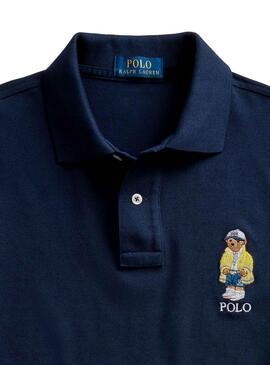 Polo Polo Ralph Lauren Marine Bär Herren