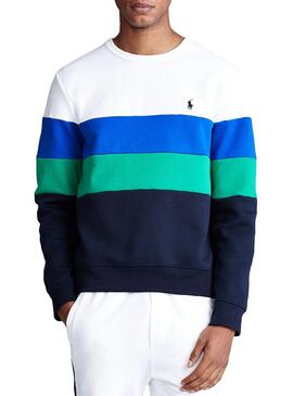 Sweatshirt Polo Ralph Lauren Colorblock Weiß