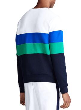 Sweatshirt Polo Ralph Lauren Colorblock Weiß