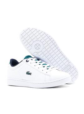 Sneaker Lacoste Carnaby Evo Junior Weiß Junge