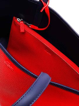 Tasche Lacoste Anna Wende Marino Rot Damen