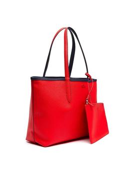 Tasche Lacoste Anna Wende Marino Rot Damen