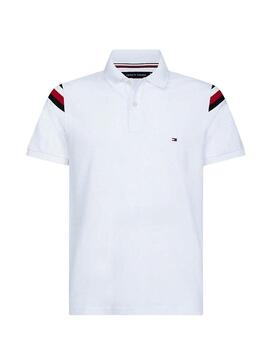 Polo Tommy Hilfiger GS Insert Blanco Para Hombre