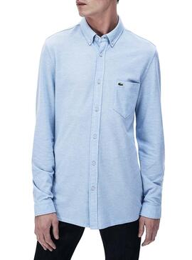 Hemd Lacoste Slim Fit Blau Für Herren
