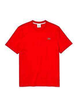 T-Shirt Lacoste Live Paris Rot Für Herren