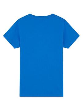 T-Shirt Hackett Sail Flag Blau für Jungen