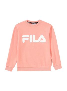 Sweatshirt Fila Classic Coral Logo für Mädchen