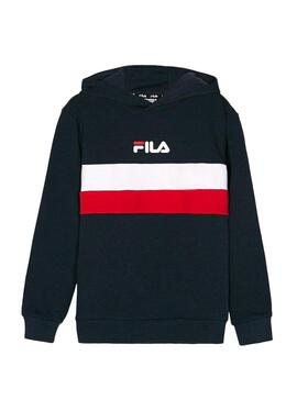 Sweatshirt Fila Ellanah Marine Blau Für Jungen