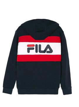 Sweatshirt Fila Ellanah Marine Blau Für Jungen