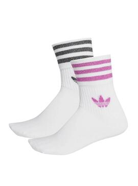 Pack Socken Adidas GLT weiß Mädchen 
