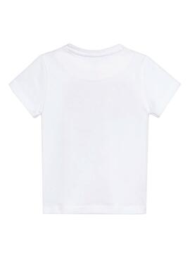 T-Shirt Mayoral Wappen Weiß Für Jungen