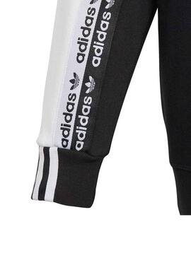 Sweatshirt Adidas Crew Schwarz Weiß Für Jungen