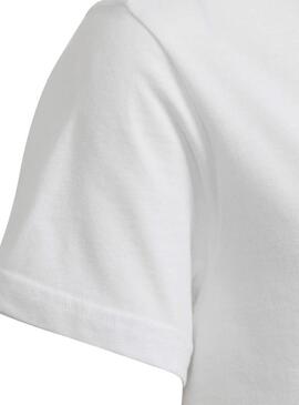 T-Shirt Adidas Big Trefoil Weiß Jungen und Mädchen
