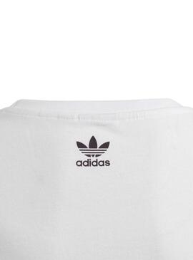 T-Shirt Adidas Big Trefoil Weiß Jungen und Mädchen