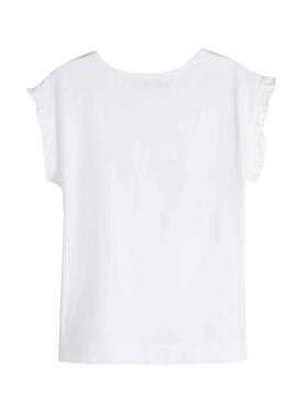 T-Shirt Mayoral Paris Weiß Für Mädchen