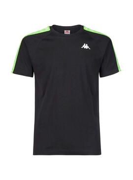 T-Shirt Kappa Coen Slim Neon Schwarz für Herren