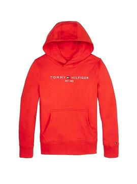 Sweatshirt Tommy Hilfiger Essential Rot für Jungen