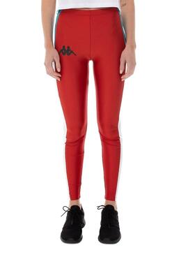 Leggings Kappa Carpin Rot Damen