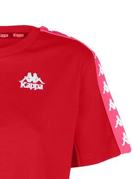 T-Shirt Kappa Hilfe Fragola Rot für Damen