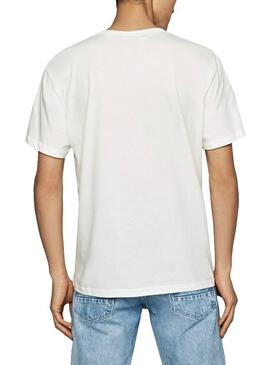 T-Shirt Pepe Jeans Tyron Weiß Herren