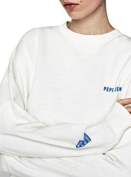 Sweatshirt Pepe Jeans Fergie Weiß für Damen