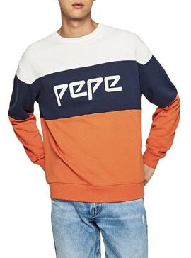 Sweatshirt Pepe Jeans Glenn Orange für Herren
