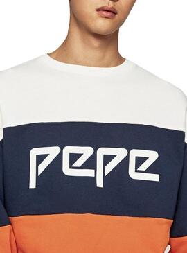 Sweatshirt Pepe Jeans Glenn Orange für Herren