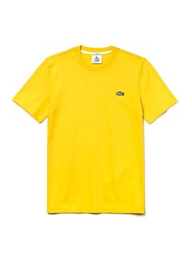 T-Shirt Lacoste Live Unisex Gelb