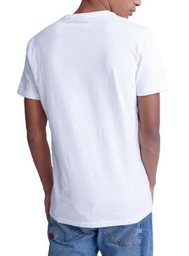 T-Shirt Superdry Core Essential Weiße Herren
